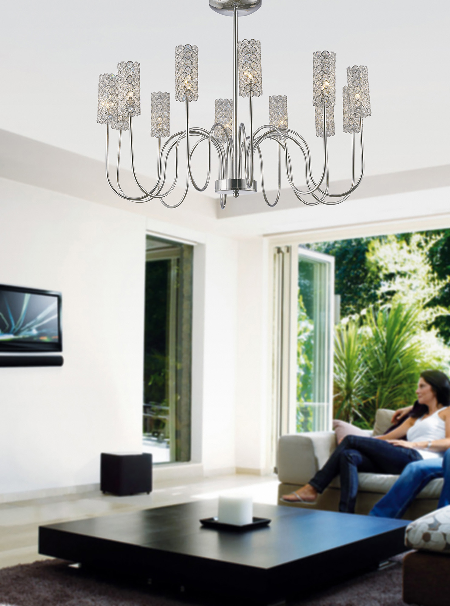 Martina Crystal Ceiling Lights Diyas Multi Arm Crystal Fittings Martina Crystal Ceiling Lights Diyas Multi Arm Crystal Fittings